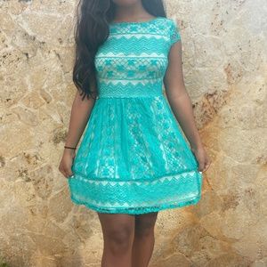 Aqua dress